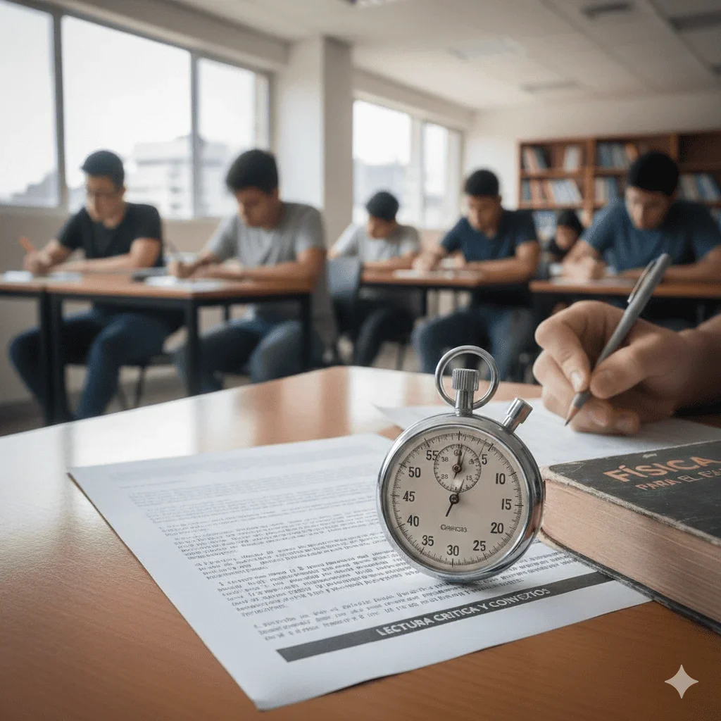 como manejar el tiempo para el examen para ingresar a la universidad nacional 