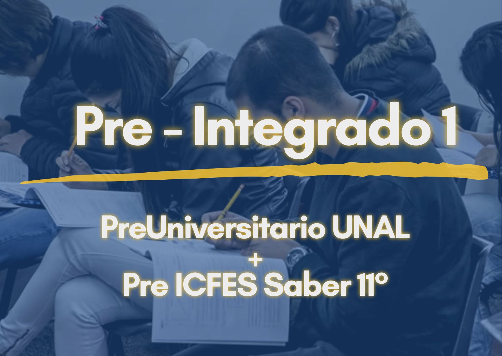 Curso integrado preuniversitario Universidad Nacional de Colombia mas preicfes saber 11